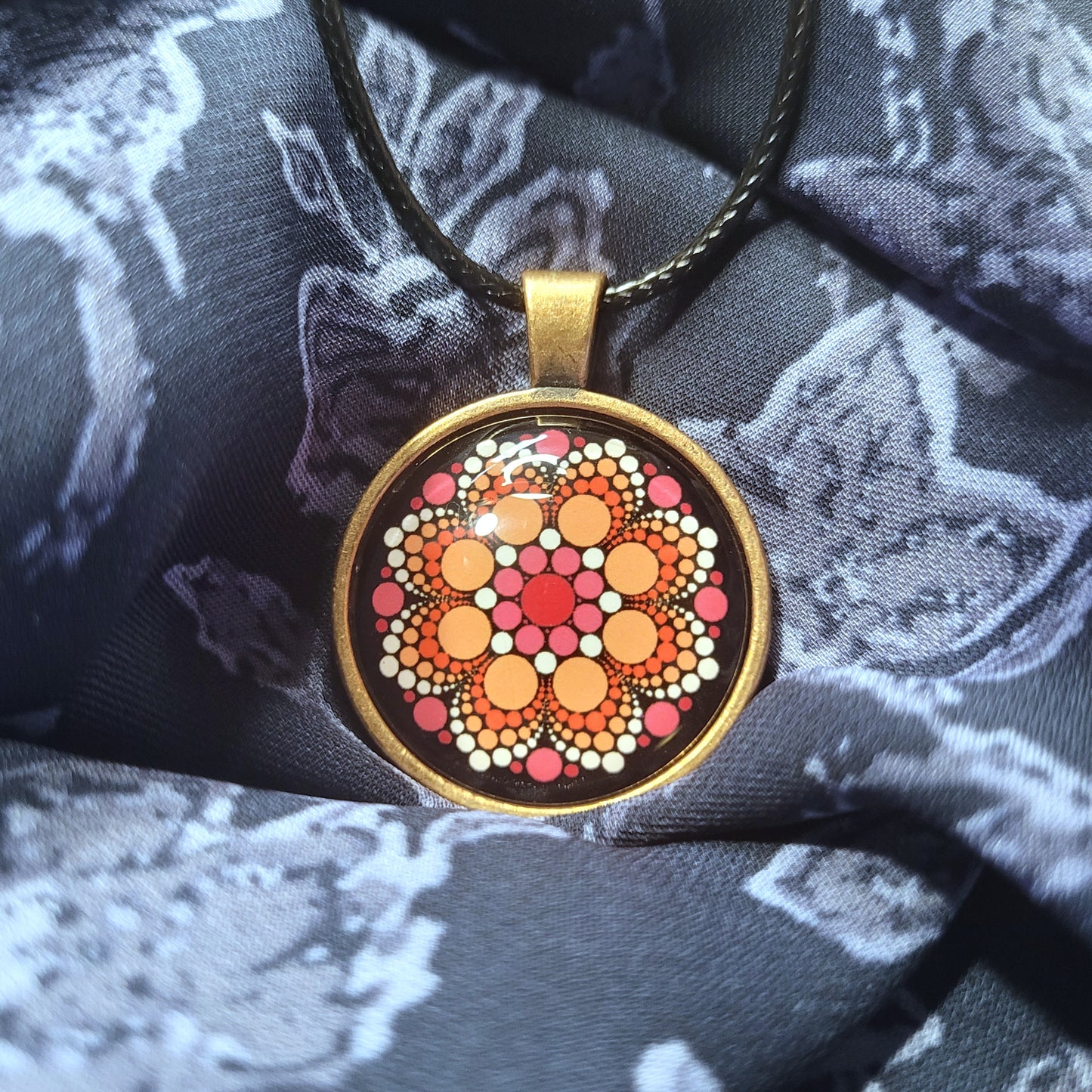 Lesbian Pride Flag Necklace OR Pin image 0