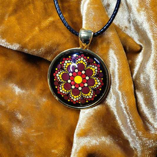 Custom Necklace Pendant Synesthesia Portrait image 1