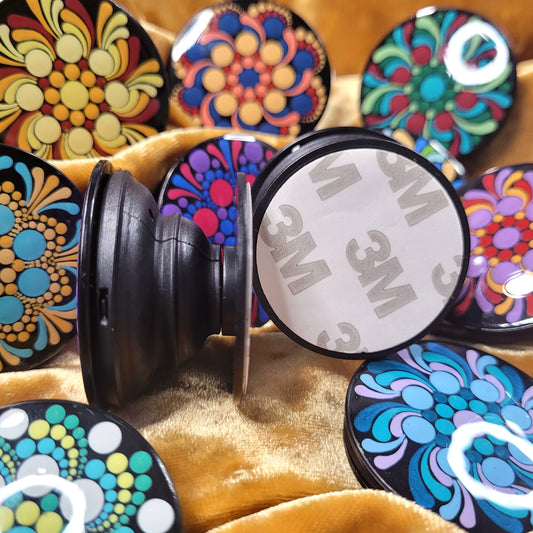 Custom Phone Grip Synesthesia Portrait image 1