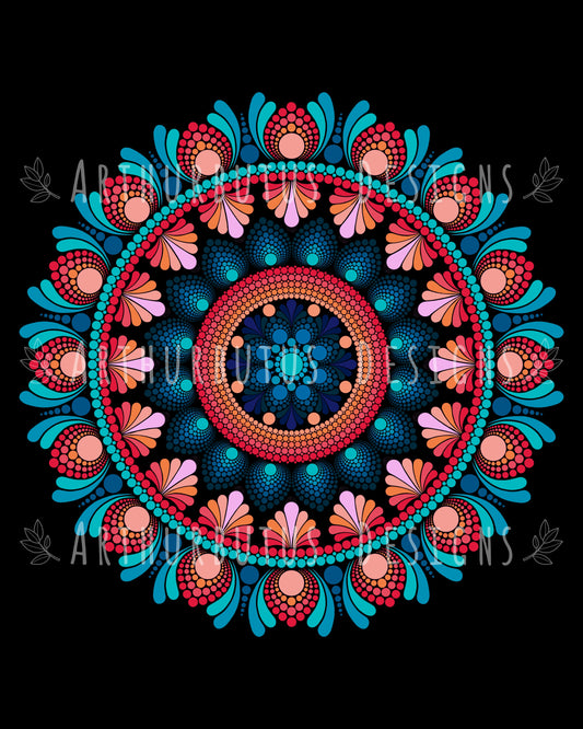 Welcome to the Black Parade (My Chemical Romance) Synesthesia Portrait - Digital Print