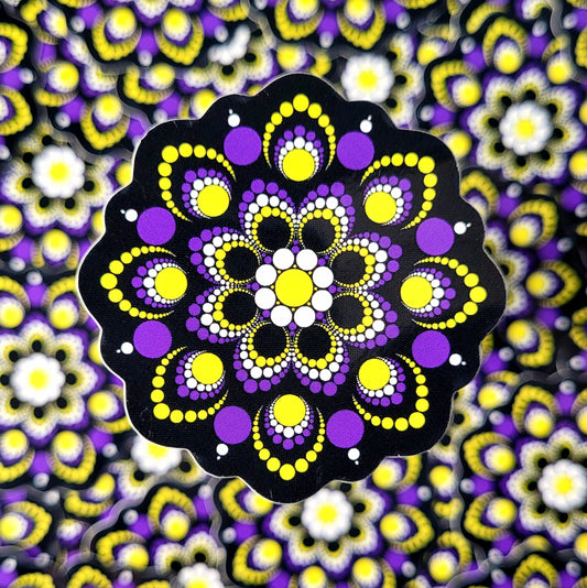 Nonbinary Flag - Subtle Pride Sticker image 0