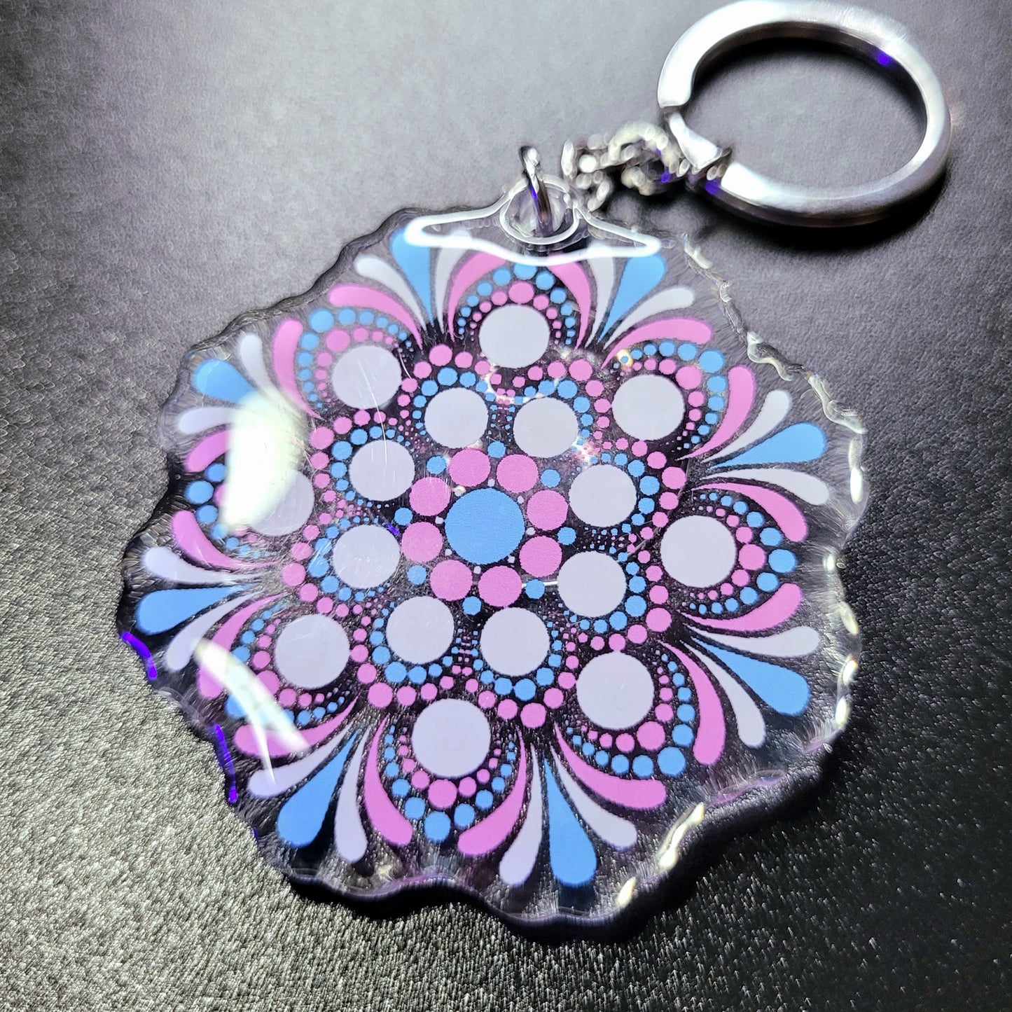 Lesbian Pride Keychain image 2