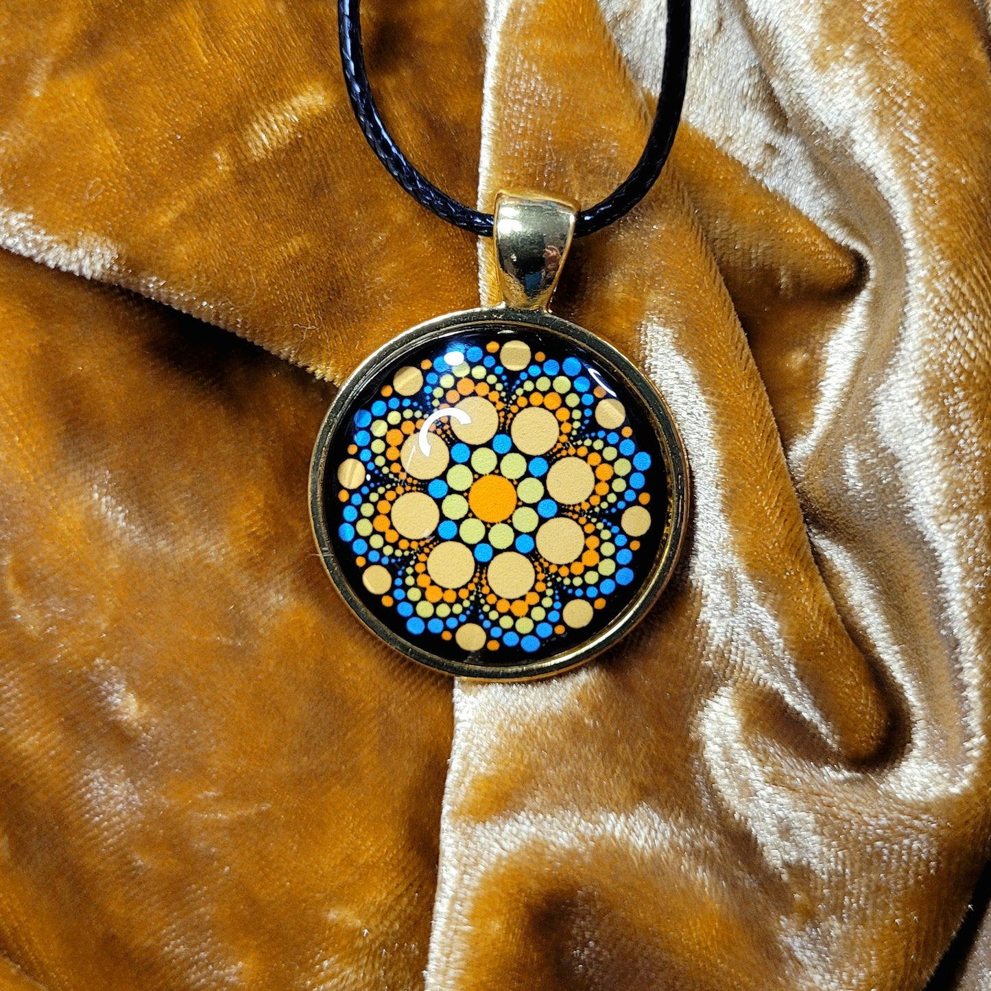 Custom Necklace Pendant Synesthesia Portrait image 5