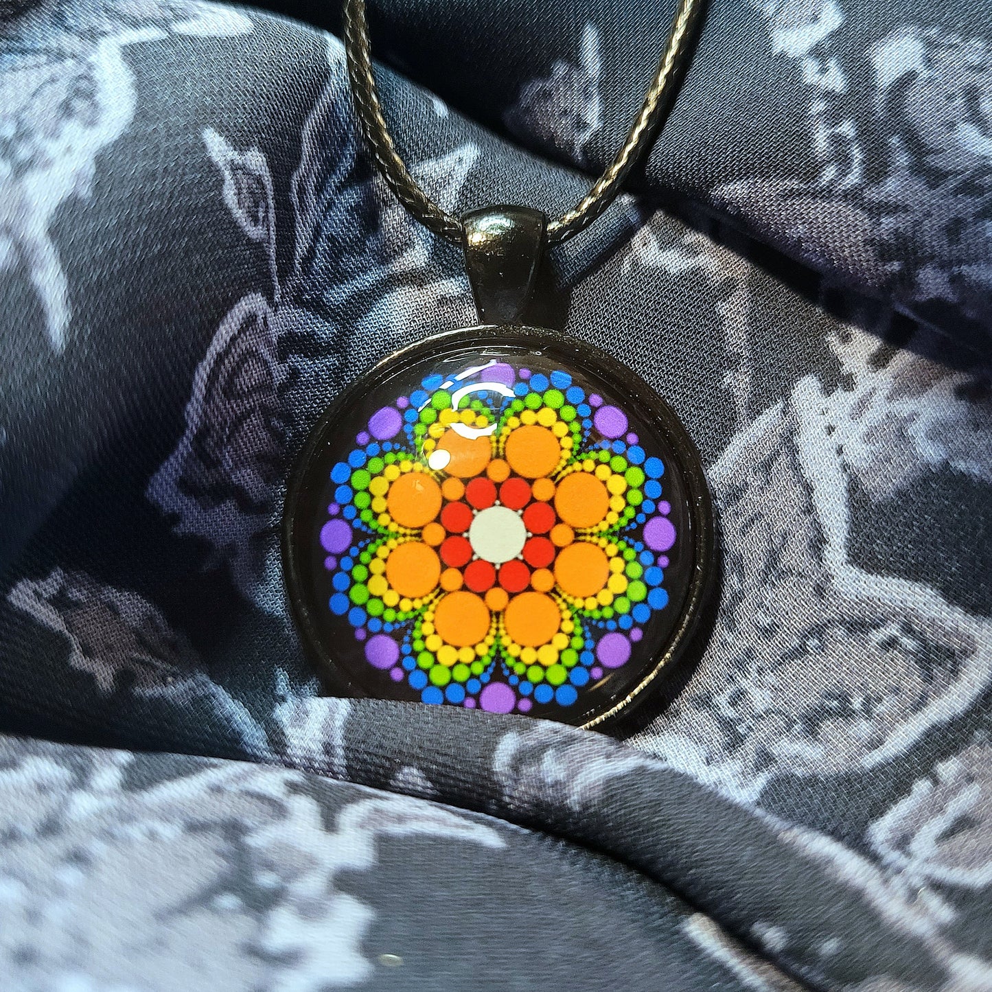 Pride Flag Necklace OR Pin image 0