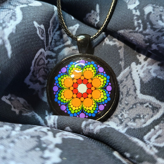 Pride Flag Necklace OR Pin image 0