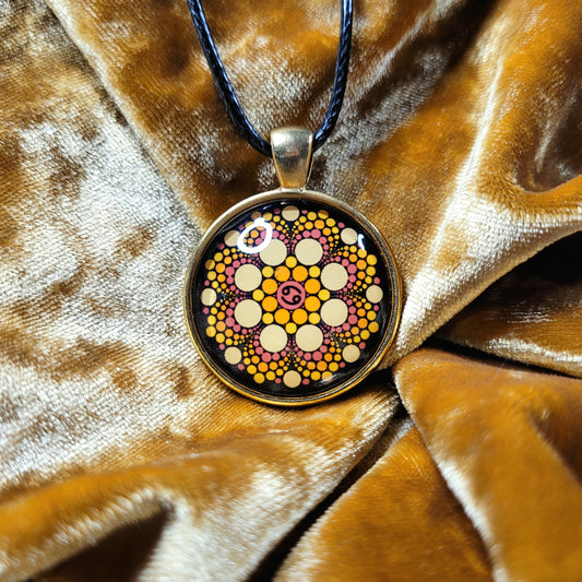 CANCER Synesthesia Portrait Pendant image 0