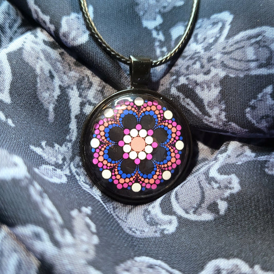 Genderfluid Pride Flag Necklace OR Pin image 0