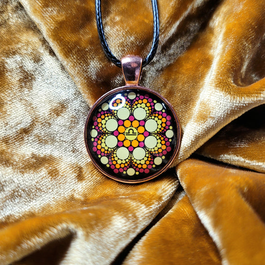 LIBRA Synesthesia Portrait Pendant image 0