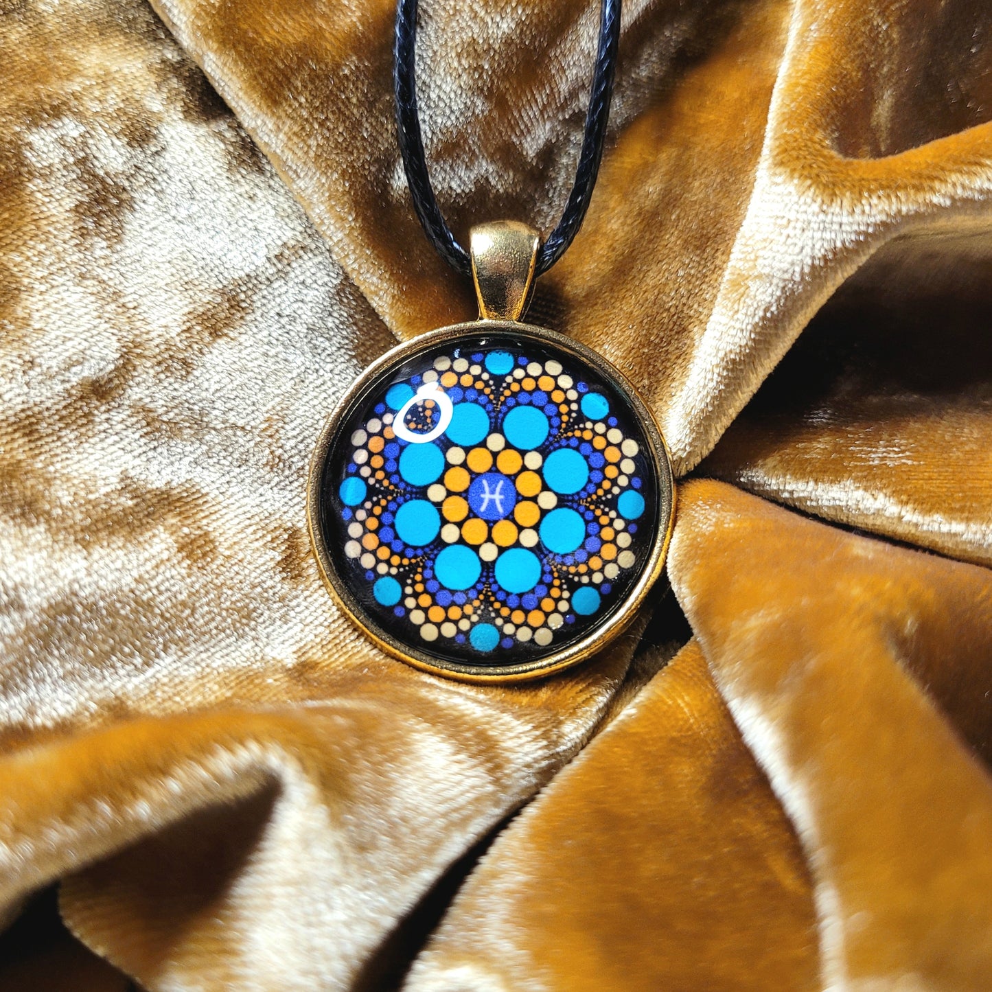 PISCES Synesthesia Portrait Pendant image 0