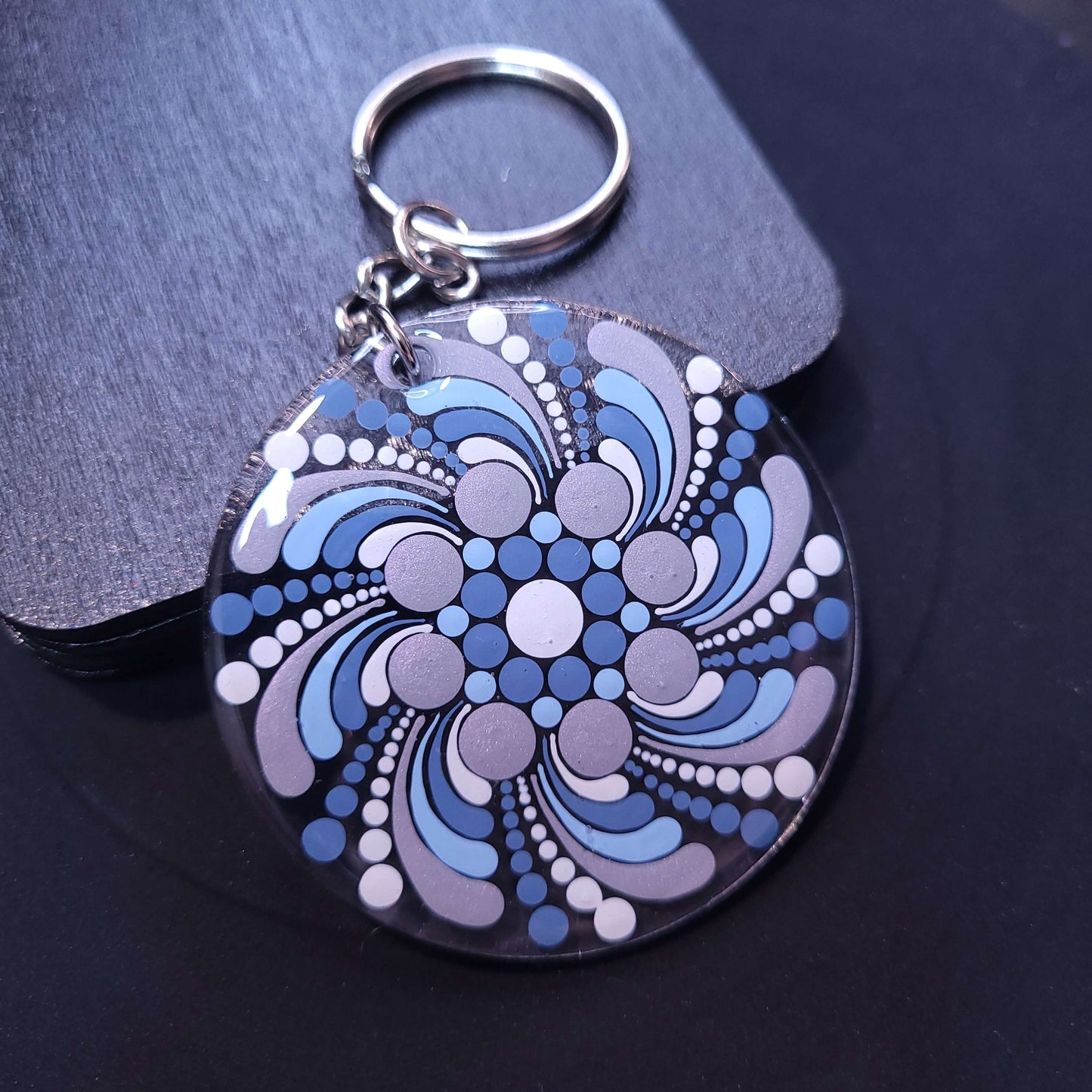 Custom Keychain Synesthesia Portrait image 8