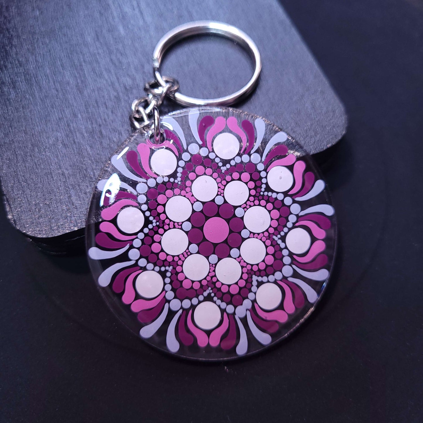 Custom Keychain Synesthesia Portrait image 7