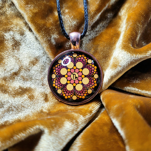CAPRICORN Synesthesia Portrait Pendant image 0