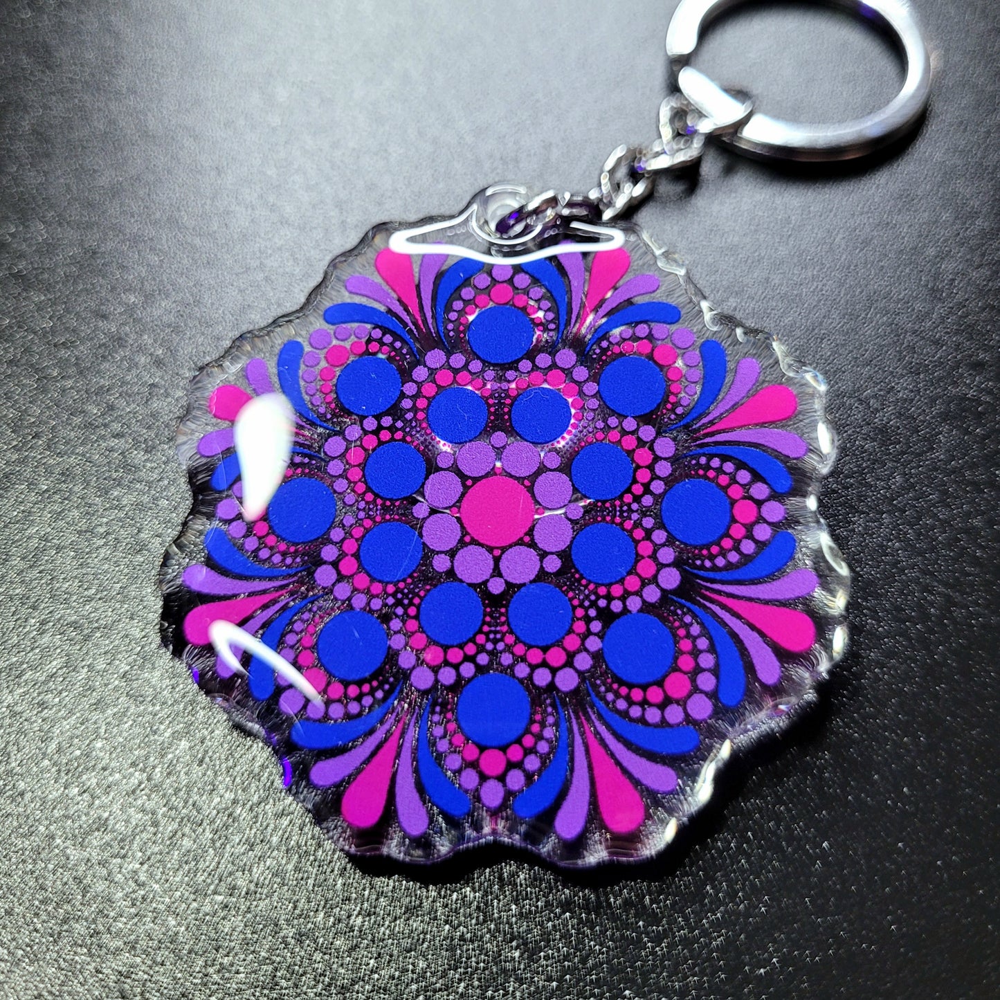 Bisexual Pride Keychain image 0