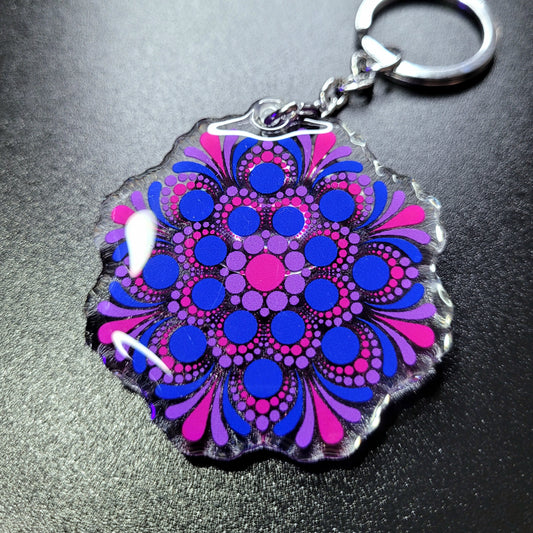 Bisexual Pride Keychain  image 0