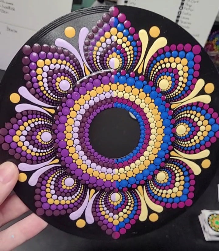 45 Vinyl Record (7") Custom Synesthesia Portrait image 3