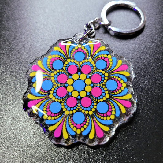 Pansexual Pride Keychain  image 0