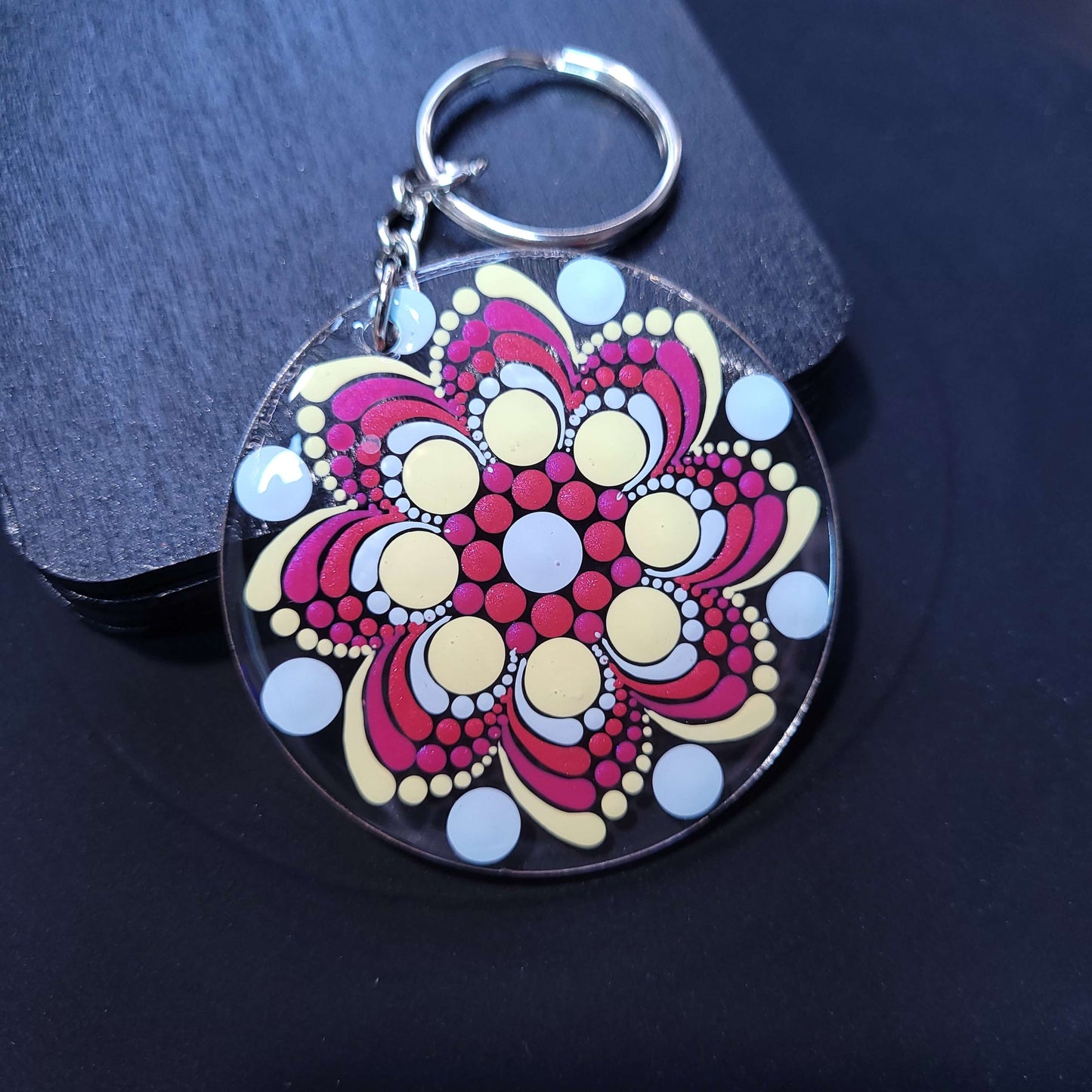 Custom Keychain Synesthesia Portrait image 9