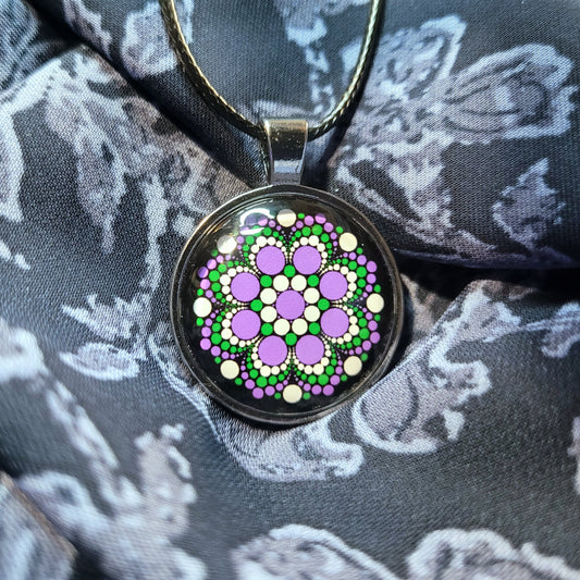 Genderqueer Pride Flag Necklace OR Pin image 0