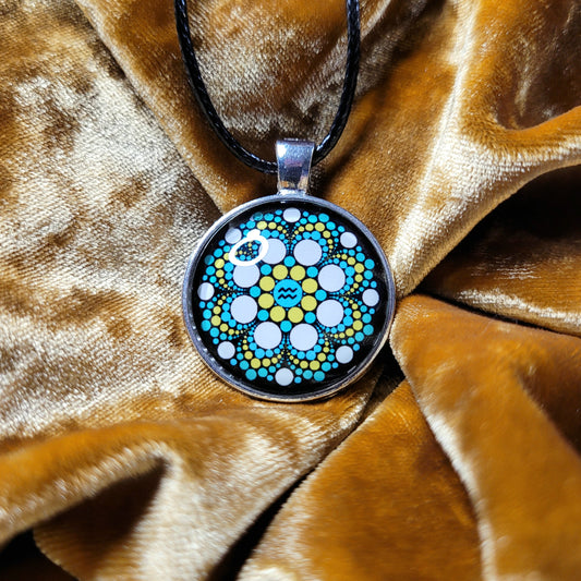 AQUARIUS Synesthesia Portrait Pendant image 0