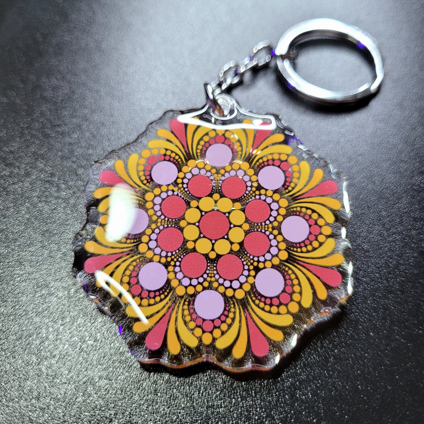 Lesbian Pride Keychain image 8