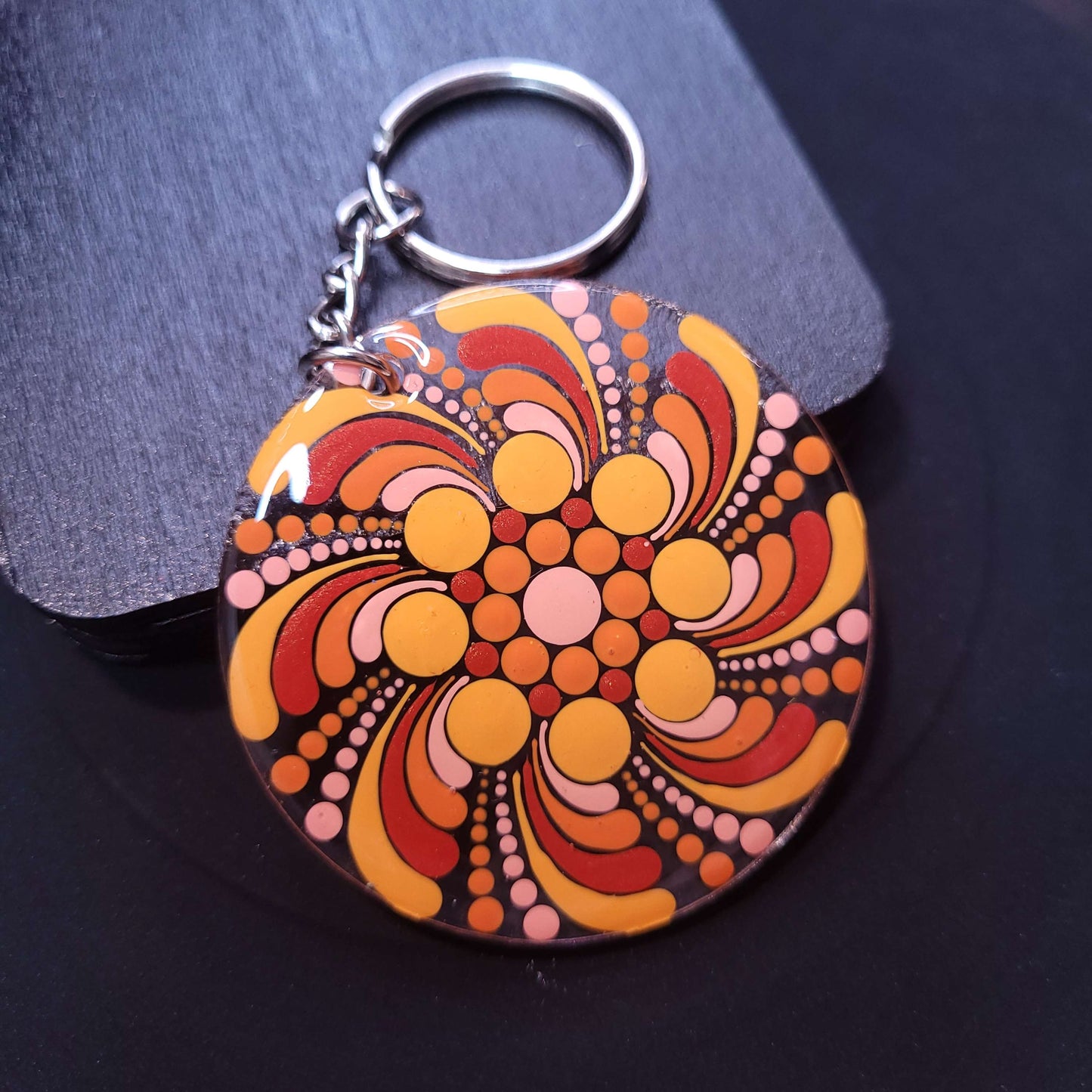 Custom Keychain Synesthesia Portrait image 5