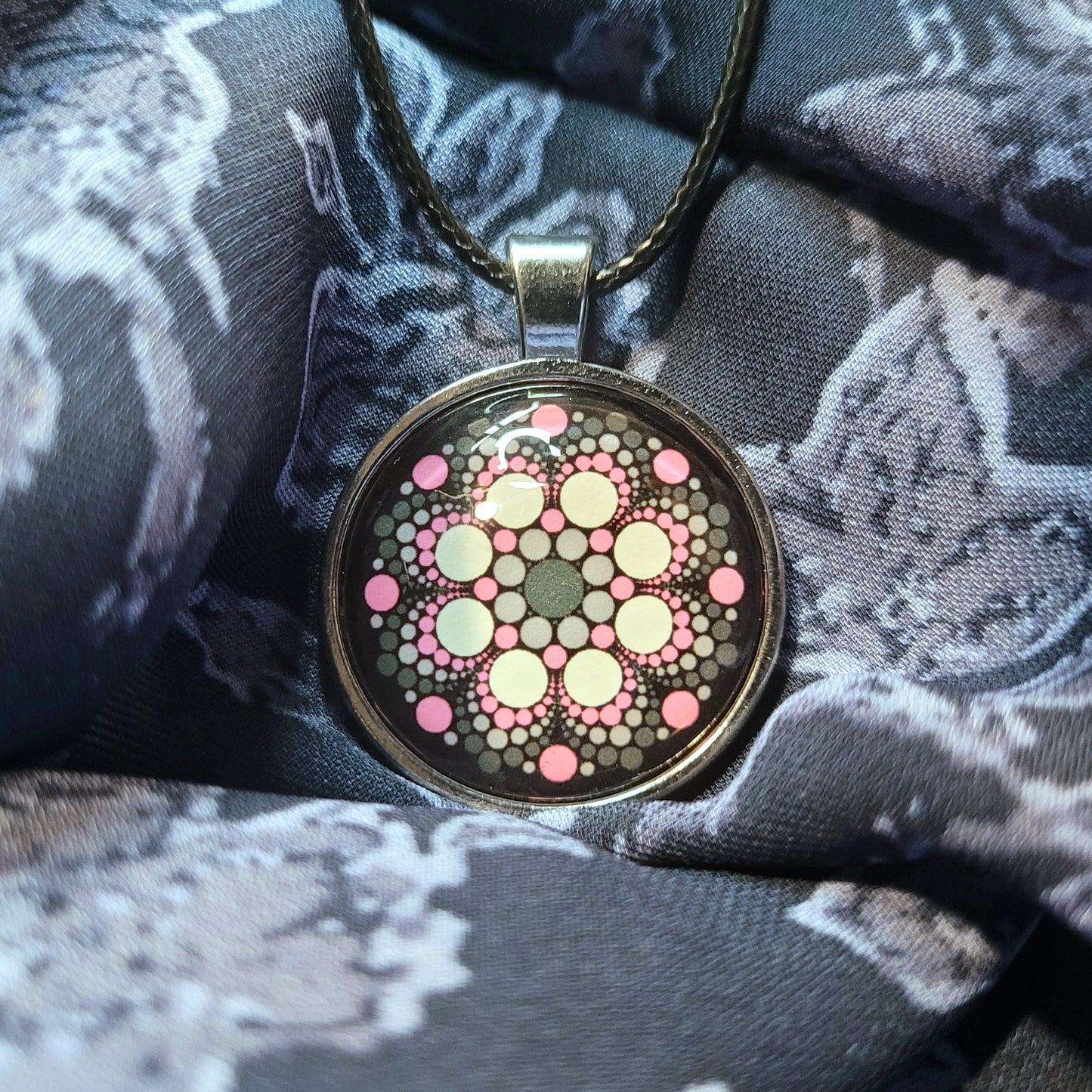 Demigirl Pride Flag Necklace OR Pin image 0