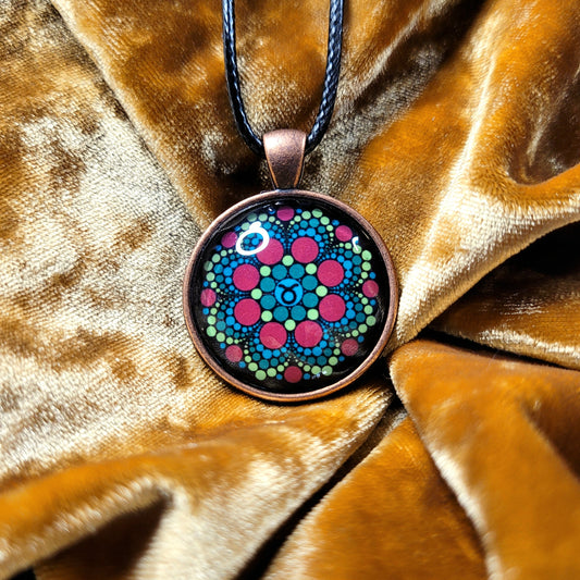 TAURUS Synesthesia Portrait Pendant image 0