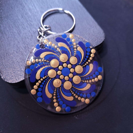 Custom Keychain Synesthesia Portrait image 2