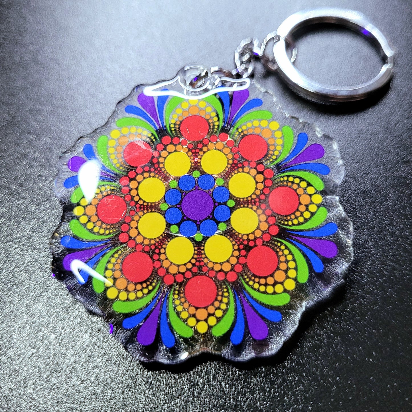 Rainbow Pride Keychain image 0