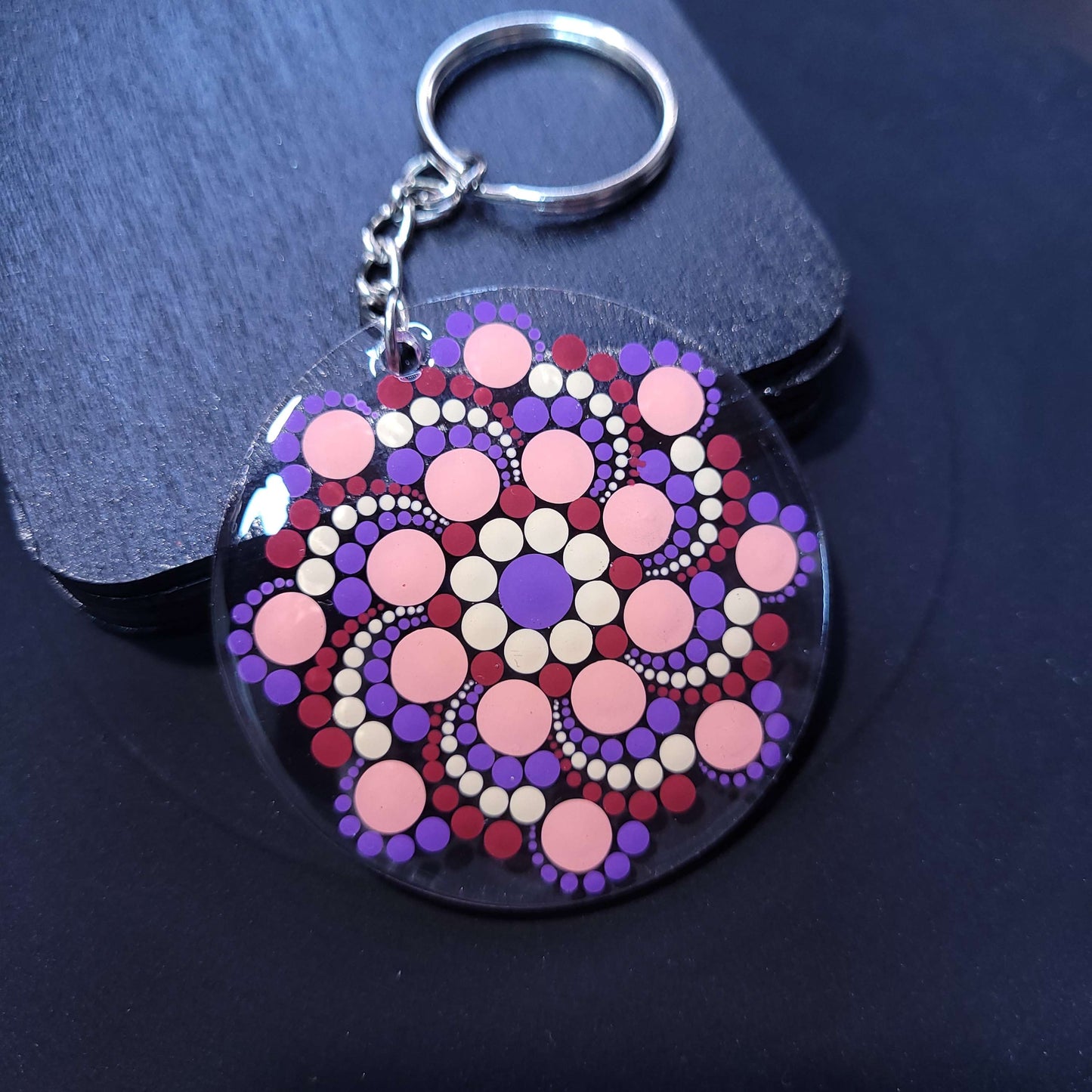 Custom Keychain Synesthesia Portrait image 10