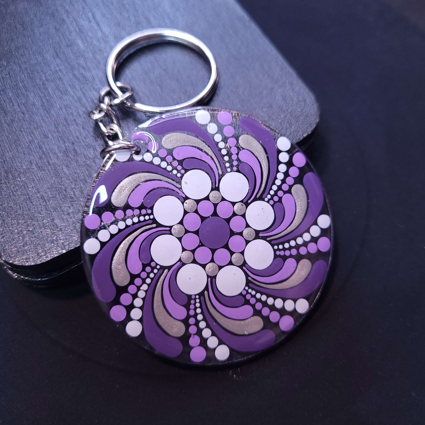 Custom Keychain Synesthesia Portrait image 4