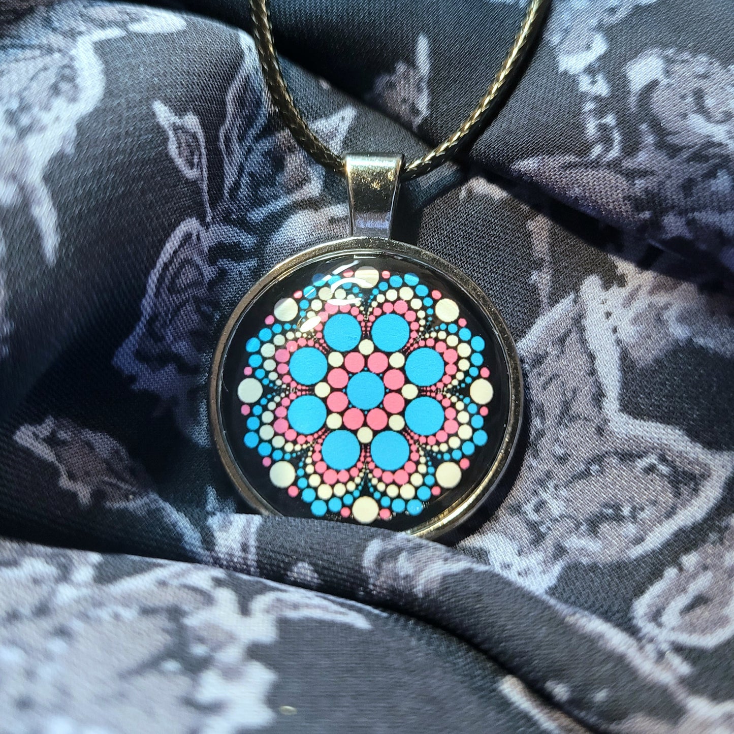 Transgender Pride Flag Necklace OR Pin image 0