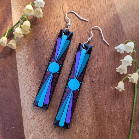 MOTHERFUCKER Rectangular Earrings