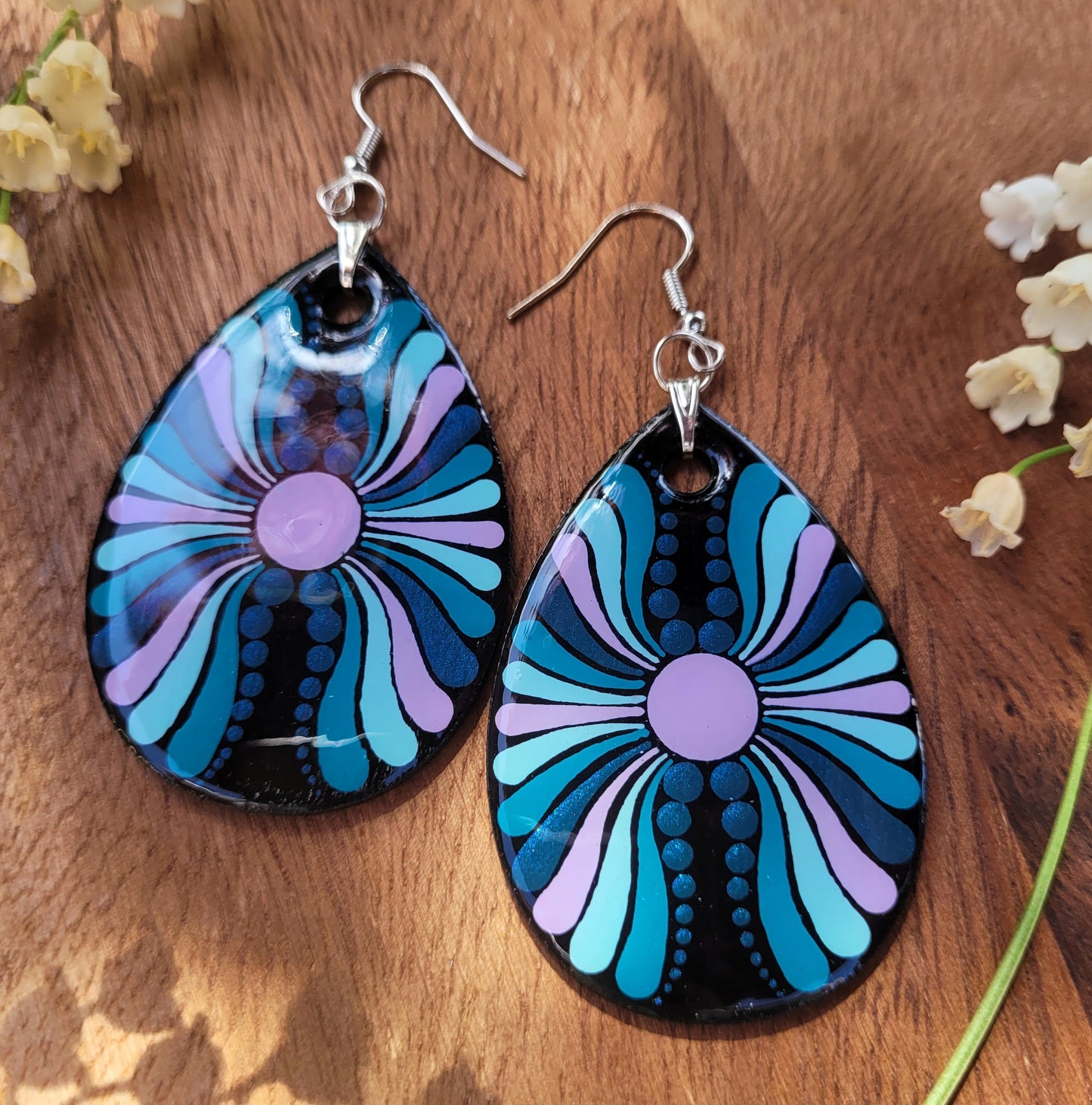 FUCK Synesthesia Portrait Teardrop Earrings