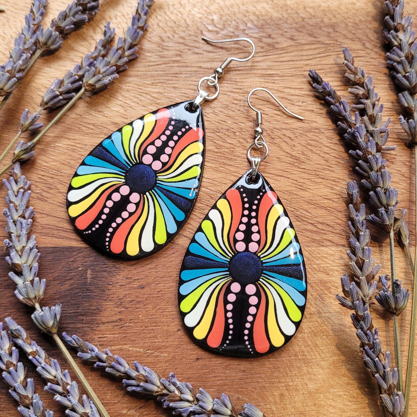 QUEER Pride Teardrop Earrings