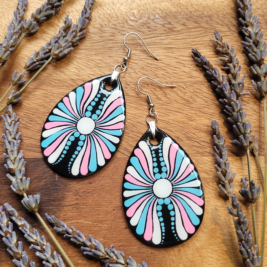 TRANSGENDER Pride Teardrop Earrings