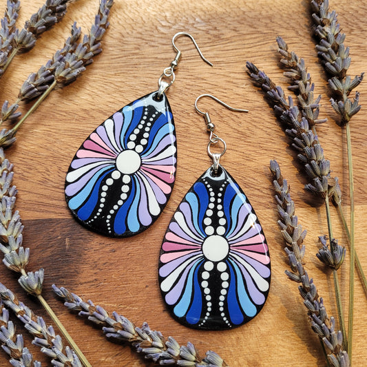 BIGENDER Pride Teardrop Earrings