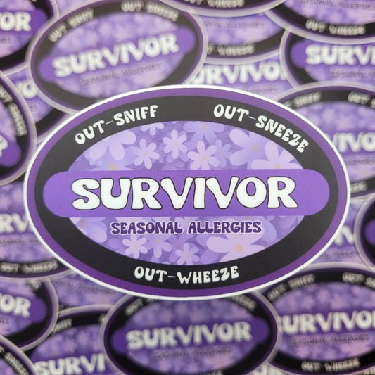 Survivor: Seasonal Allergies Sticker