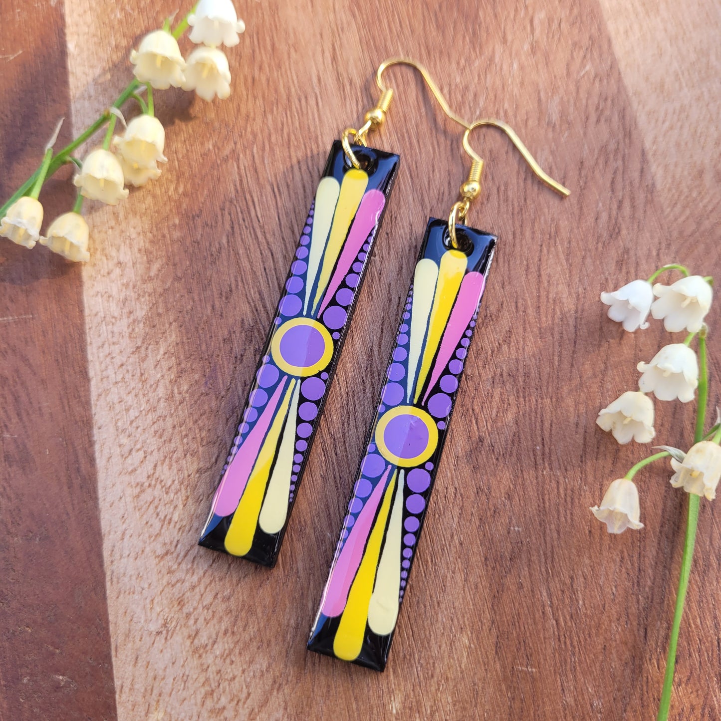 CUNT Rectangular Earrings