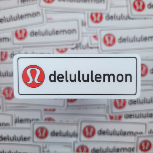 Delululemon Sticker