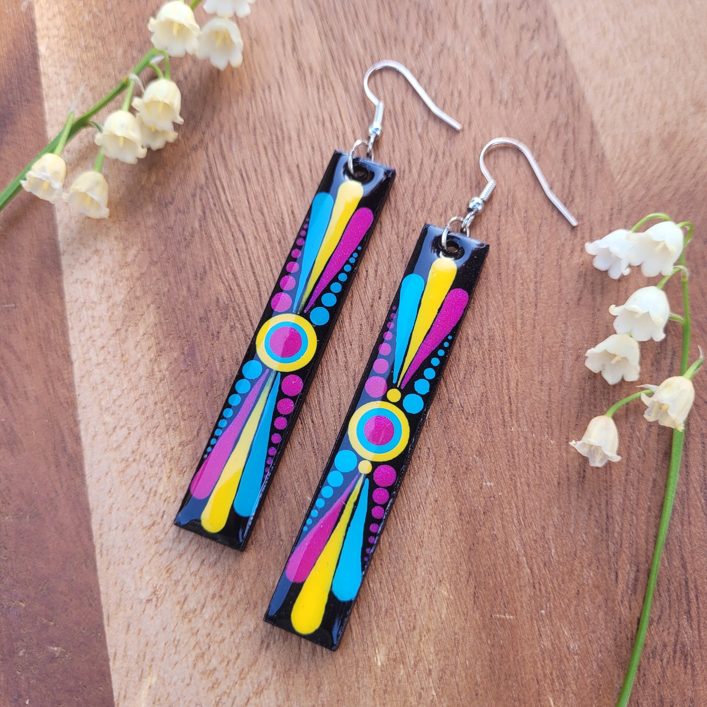 PANSEXUAL Pride Rectangular Earrings