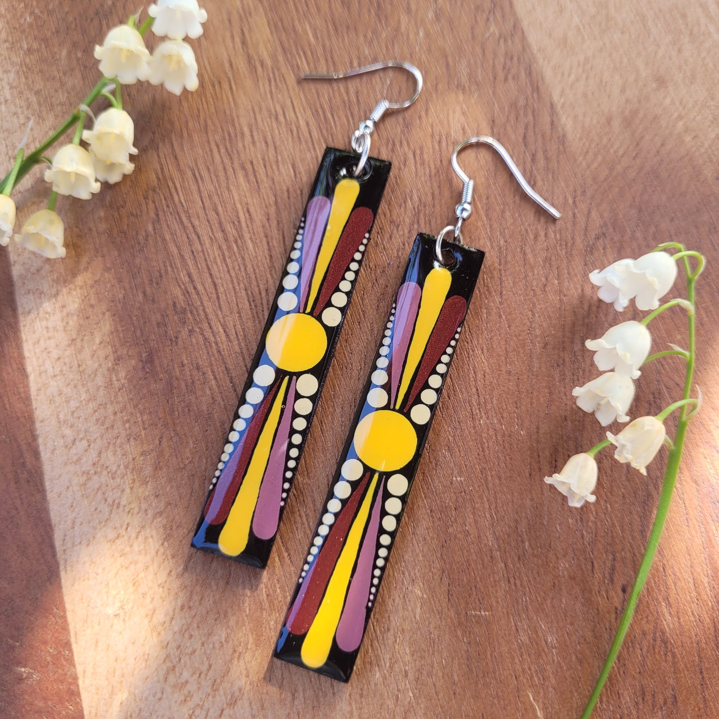 CAPRICORN Rectangular Earrings