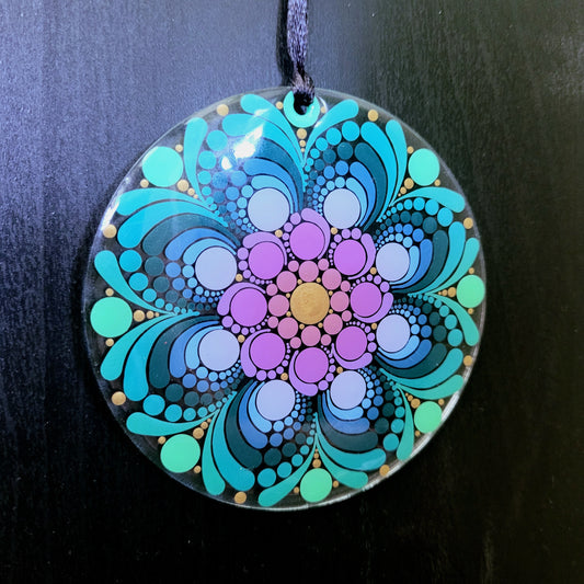 Custom Music Portrait- Acrylic Ornament (3")