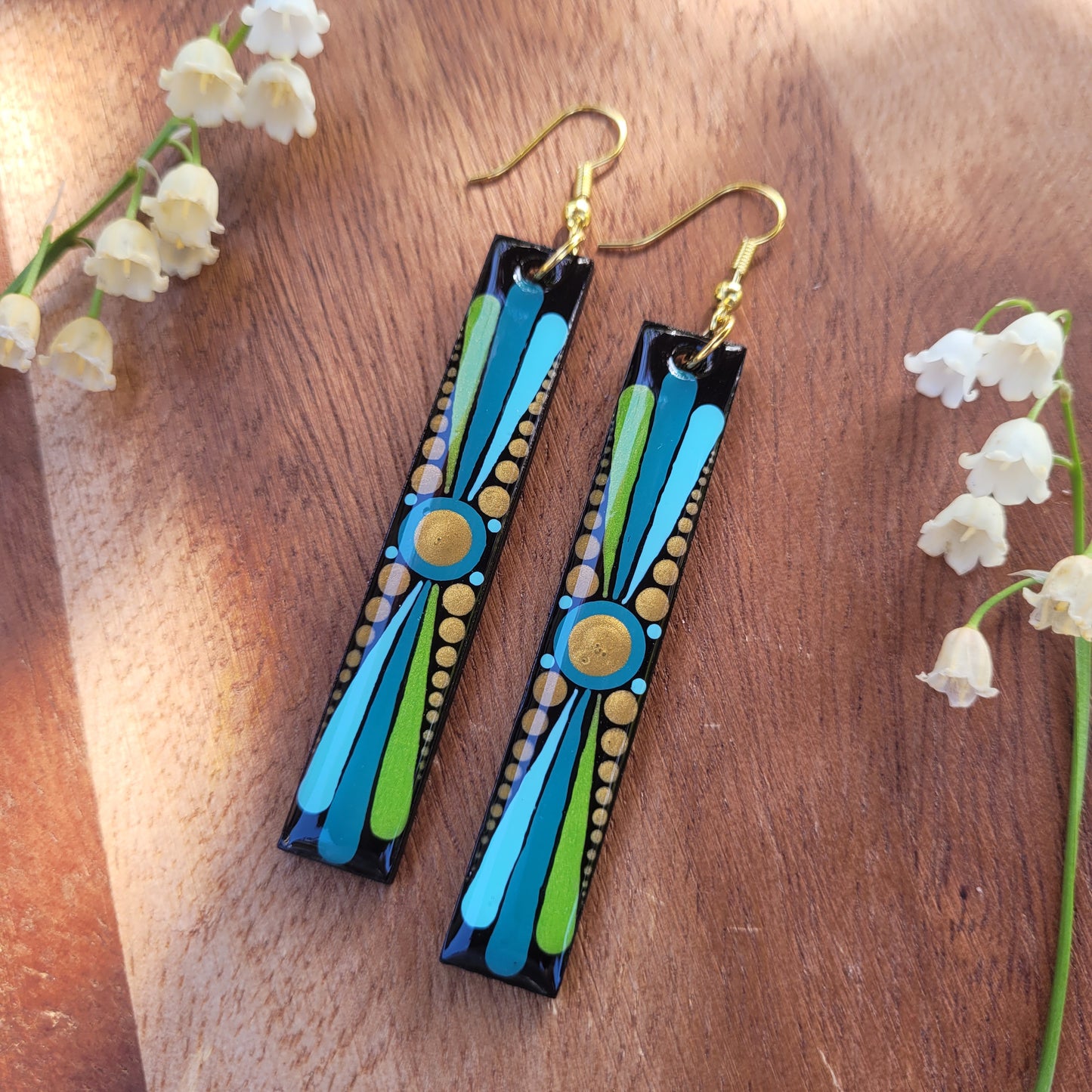 VIRGO Rectangular Earrings