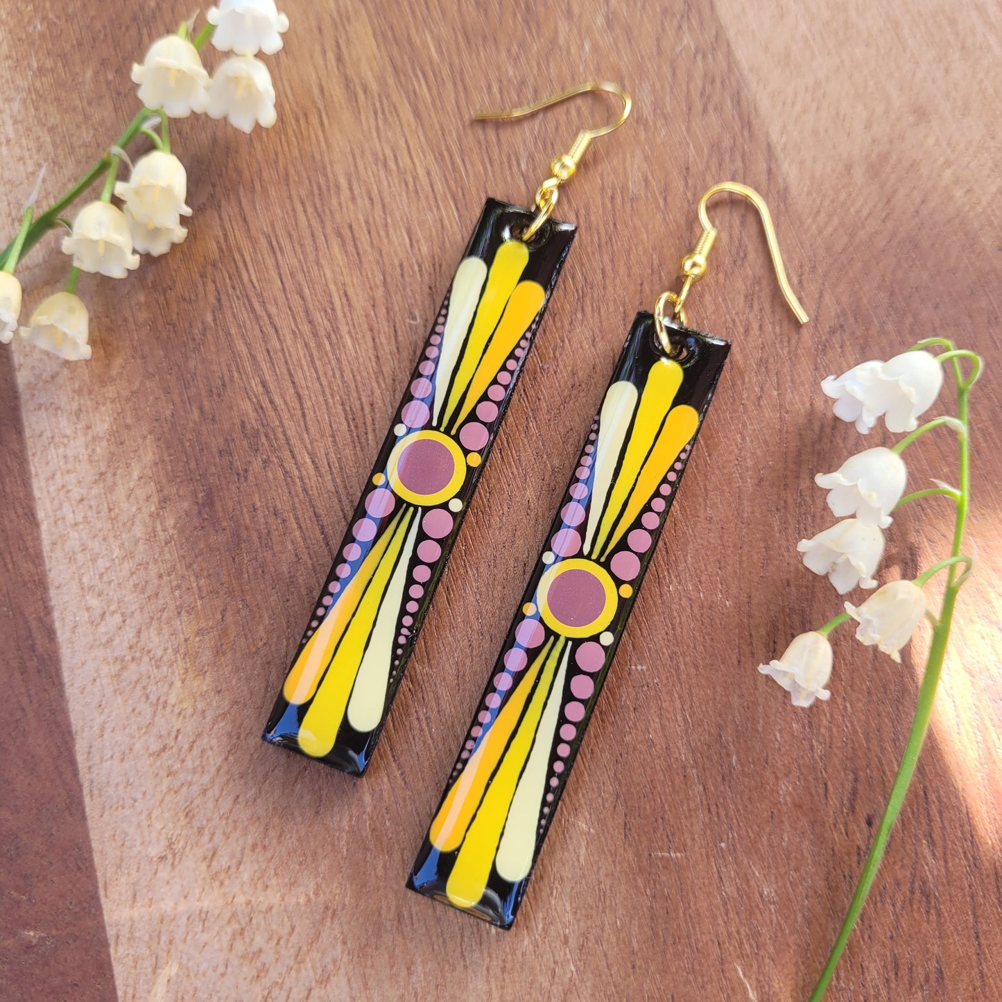 CANCER Rectangular Earrings