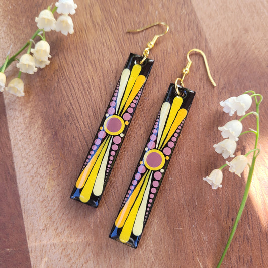 CANCER Rectangular Earrings