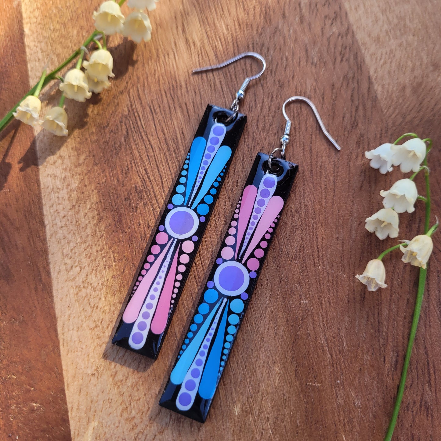 BIGENDER Pride Rectangular Earrings
