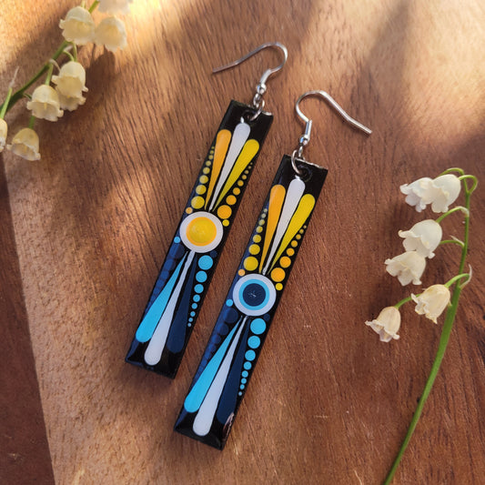 AROACE Pride Rectangular Earrings