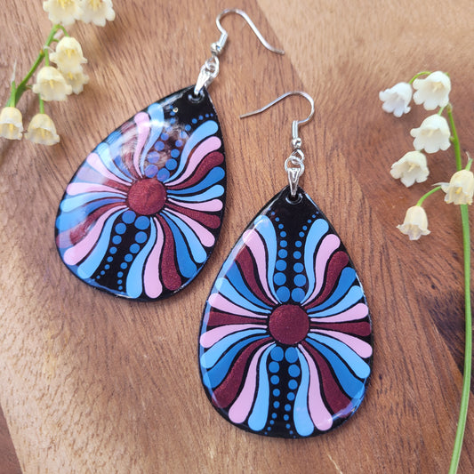 WHORE Synesthesia Portrait Teardrop Earrings