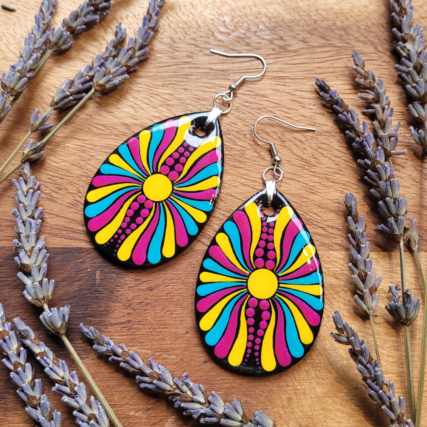 PANSEXUAL Pride Teardrop Earrings